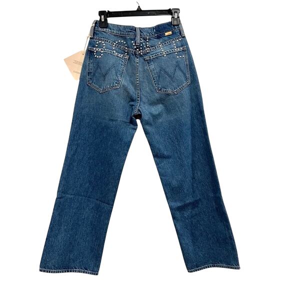 MOTHER DENIM The Bowie Rambler Studded Zip Ankle Jeans - Picture 5 of 14